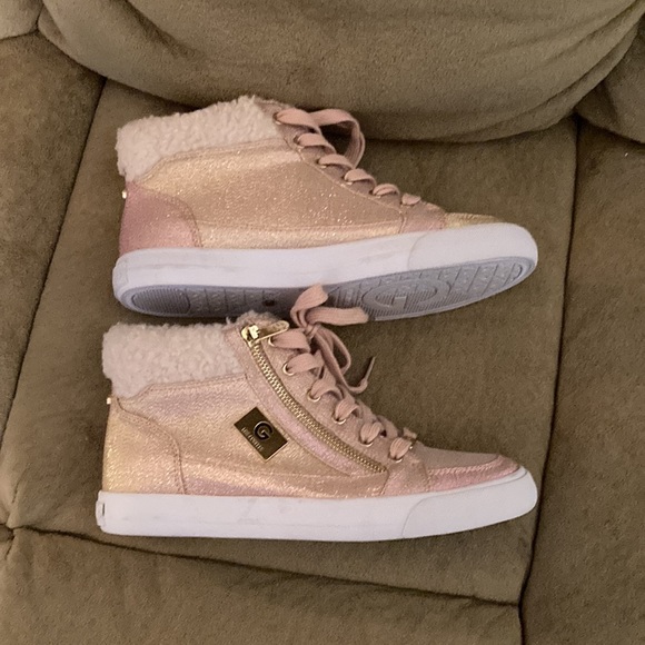 Guess womens Baylee fashion sneakers - Picture 3 of 11